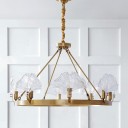 Loft Industry Modern - Lotus Rib Chandelier